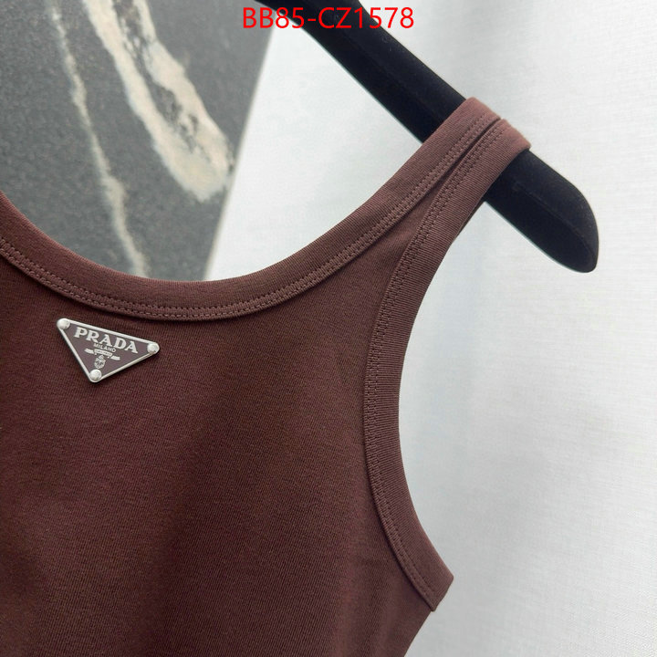Clothing-Prada wholesale replica shop ID: CZ1578 $: 85USD