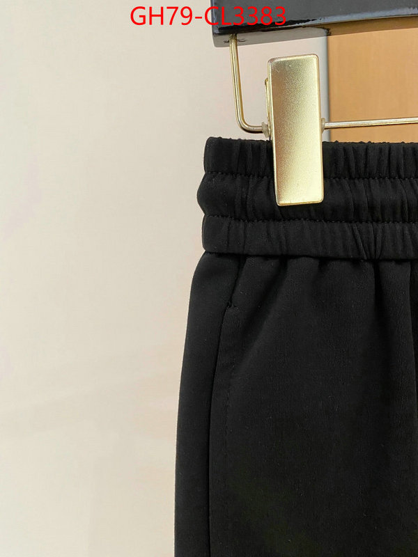 Clothing-Fendi store ID: CL3383 $: 79USD