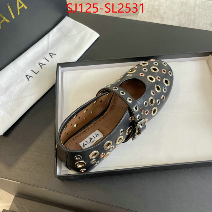 Women Shoes-ALAIA fake aaaaa ID: SL2531 $: 125USD