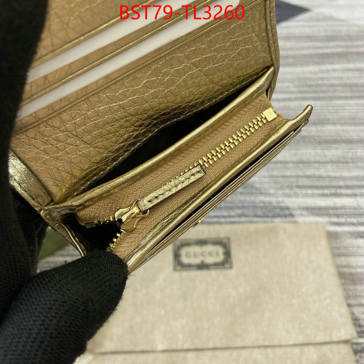 Gucci Bags(TOP)-Wallet- what best replica sellers ID: TL3260 $: 79USD,