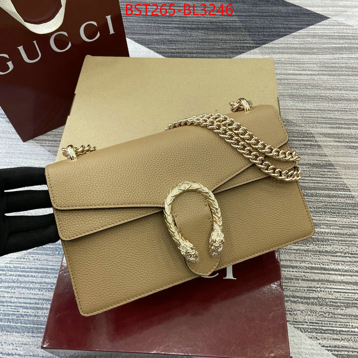 Gucci Bags(TOP)-Dionysus- replica sale online ID: BL3246 $: 265USD,