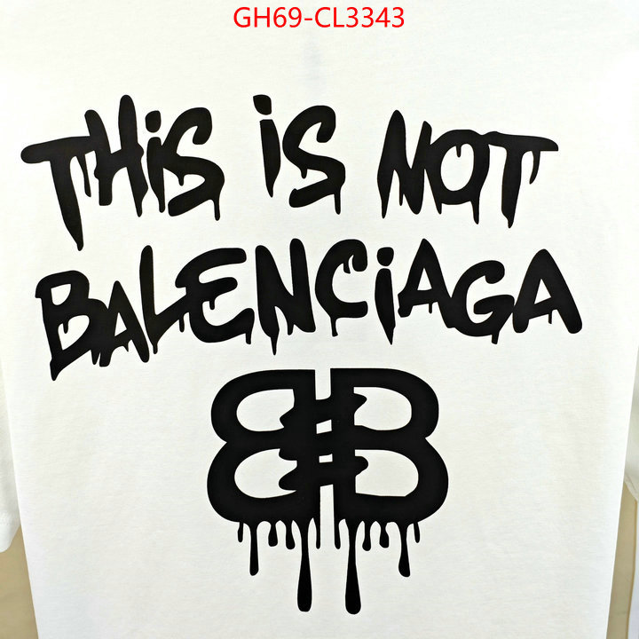 Clothing-Balenciaga high quality ID: CL3343 $: 69USD