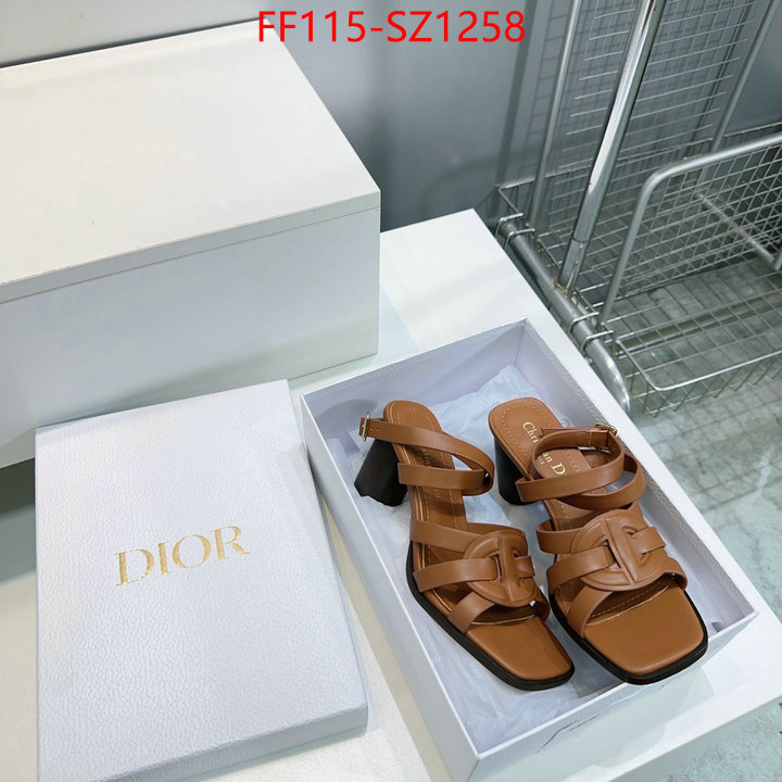 Women Shoes-Dior wholesale 2024 replica ID: SZ1258 $: 115USD