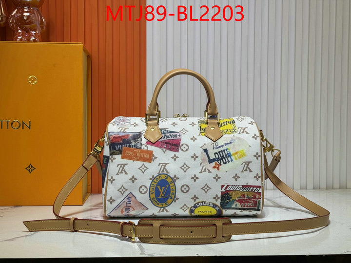 LV Bags(4A)-Speedy- how to buy replica shop ID: BL2203 $: 89USD,