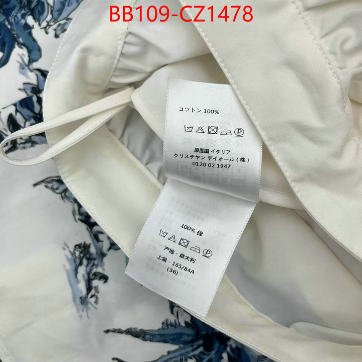 Clothing-Dior replica aaaaa designer ID: CZ1478 $: 109USD