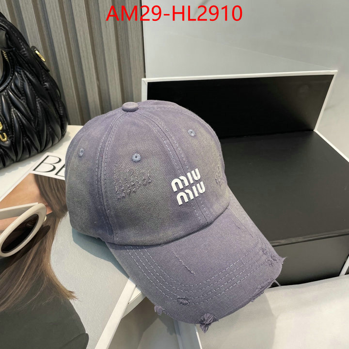Cap(Hat)-Miu Miu best website for replica ID: HL2910 $: 29USD