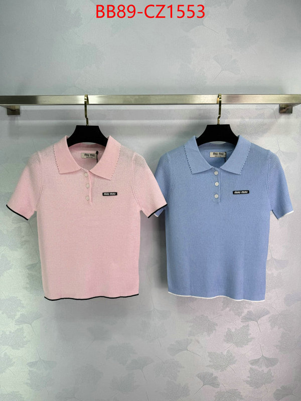 Clothing-MIU MIU sell online luxury designer ID: CZ1553 $: 89USD