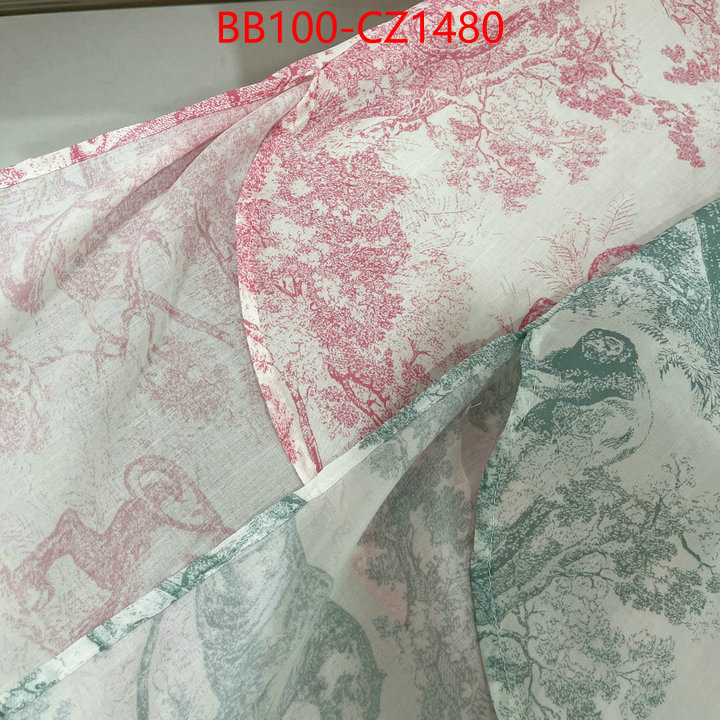 Clothing-Dior perfect quality designer replica ID: CZ1480 $: 100USD
