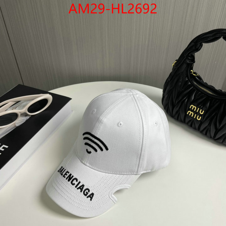 Cap(Hat)-Balenciaga for sale cheap now ID: HL2692 $: 29USD