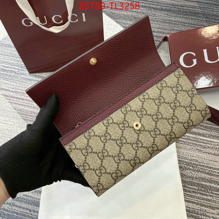 Gucci Bags(TOP)-Wallet- highest quality replica ID: TL3258 $: 89USD,