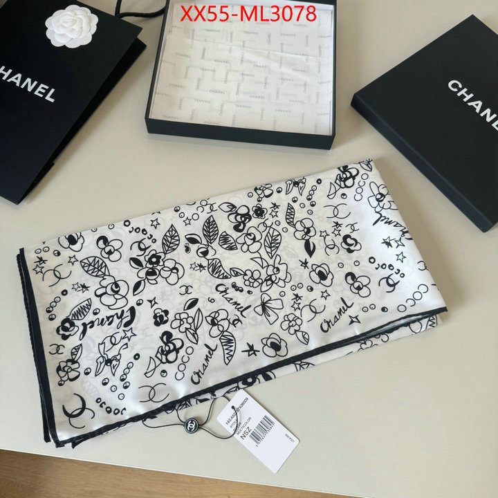 Scarf-Chanel luxury shop ID: ML3078 $: 55USD