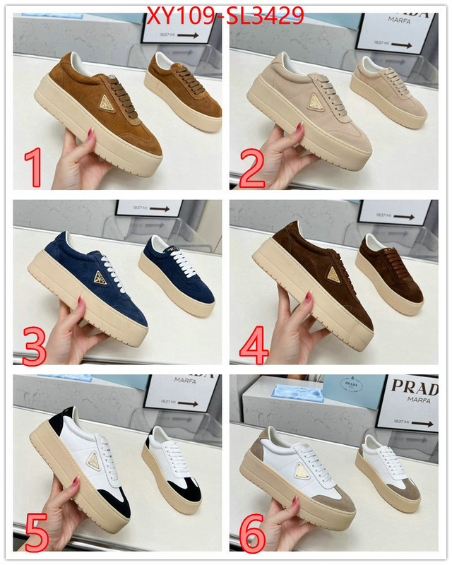 Women Shoes-Prada best replica quality ID: SL3429 $: 109USD