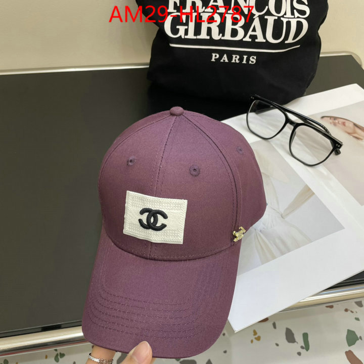 Cap (Hat)-Chanel luxury 7 star replica ID: HL2786 $: 29USD
