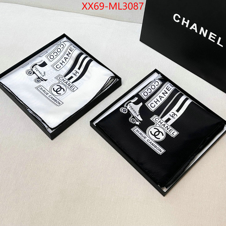 Scarf-Chanel wholesale replica shop ID: ML3087 $: 69USD