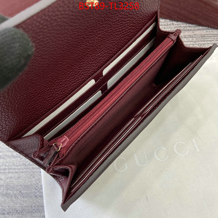 Gucci Bags(TOP)-Wallet- highest quality replica ID: TL3258 $: 89USD,
