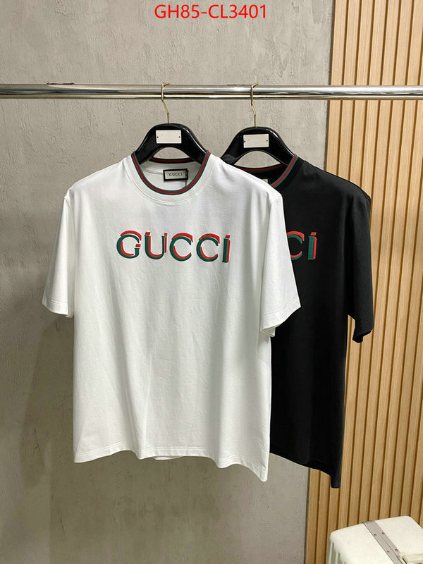 Clothing-Gucci luxury fake ID: CL3401 $: 85USD