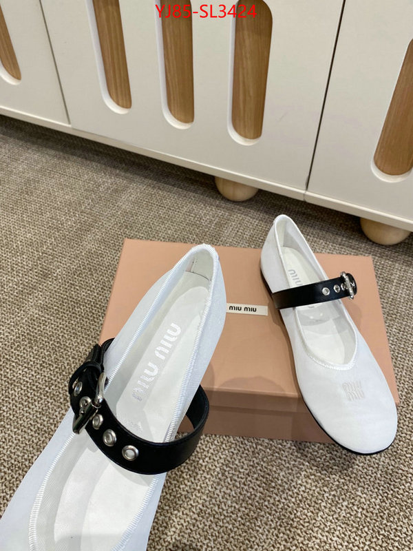 Women Shoes-Miu Miu buy high-quality fake ID: SL3424 $: 85USD