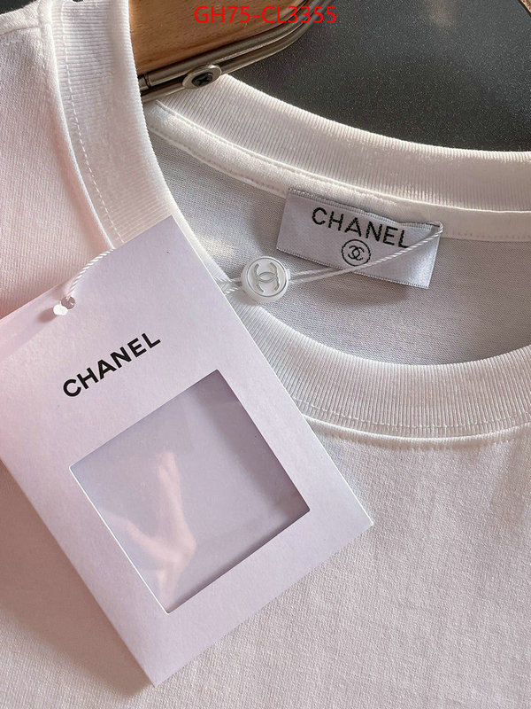 Clothing-Chanel best luxury replica ID: CL3355 $: 75USD