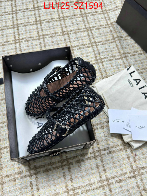Women Shoes-ALAIA luxury fake ID: SZ1594 $: 125USD