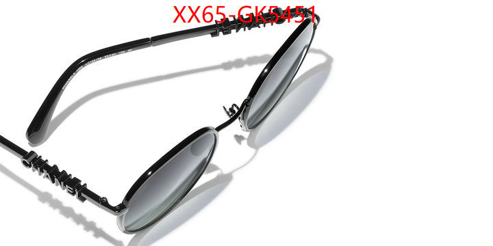 Glasses-Chanel fake designer ID: GK5451 $: 65USD
