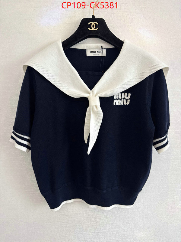 Clothing-MIU MIU we offer ID: CK5381 $: 109USD