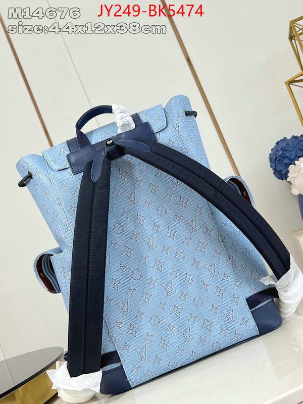 LV Bags(TOP)-Backpack- quality replica ID: BK5474 $: 249USD,