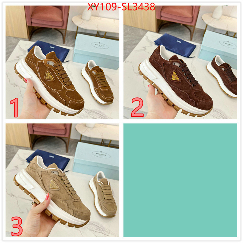 Women Shoes-Prada high quality designer replica ID: SL3438 $: 109USD