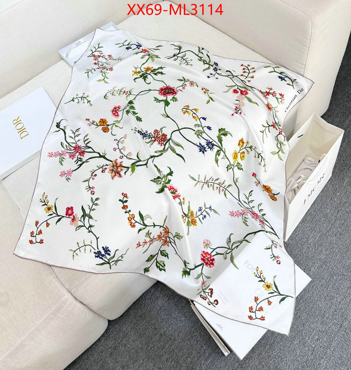 Scarf-Dior 2024 aaaaa replica customize ID: ML3114 $: 69USD