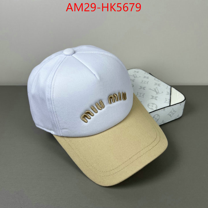 Cap(Hat)-Miu Miu highest quality replica ID: HK5679 $: 29USD