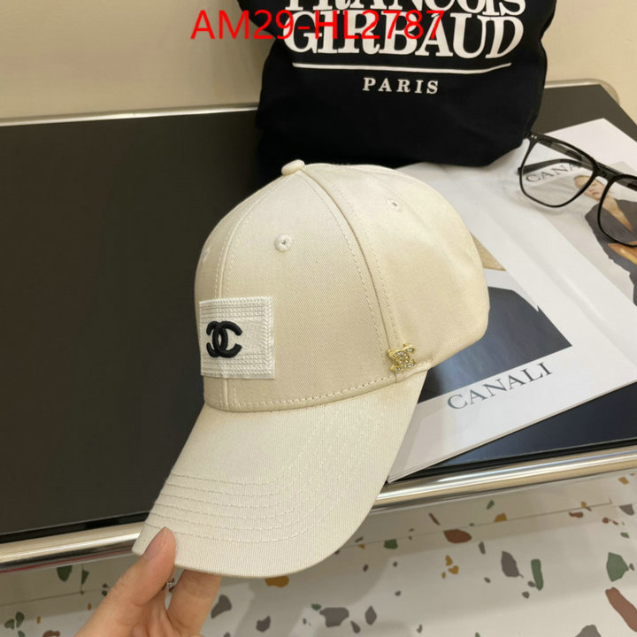 Cap (Hat)-Chanel luxury 7 star replica ID: HL2786 $: 29USD