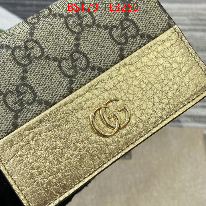 Gucci Bags(TOP)-Wallet- what best replica sellers ID: TL3260 $: 79USD,