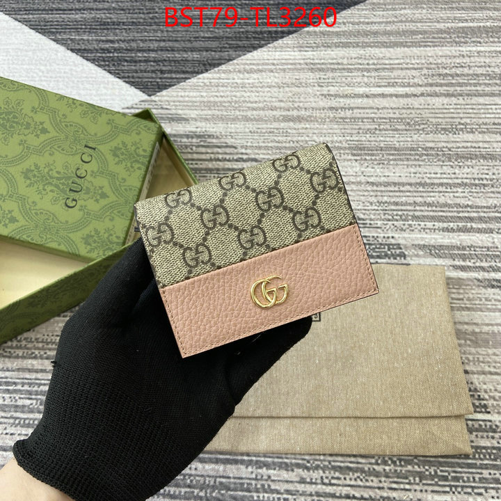 Gucci Bags(TOP)-Wallet- what best replica sellers ID: TL3260 $: 79USD,