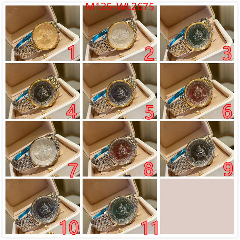 Watch(4A)-Versace can you buy knockoff ID: WL2675 $: 125USD