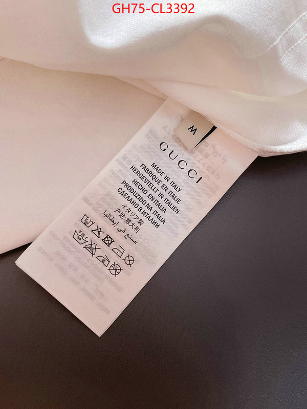 Clothing-Gucci buy luxury 2024 ID: CL3392 $: 75USD