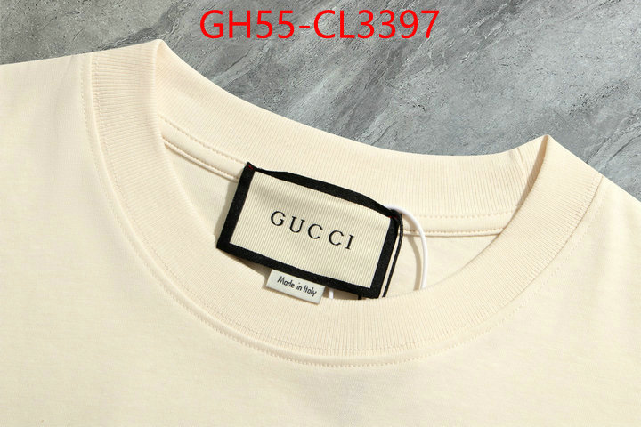 Clothing-Gucci designer high replica ID: CL3397 $: 55USD