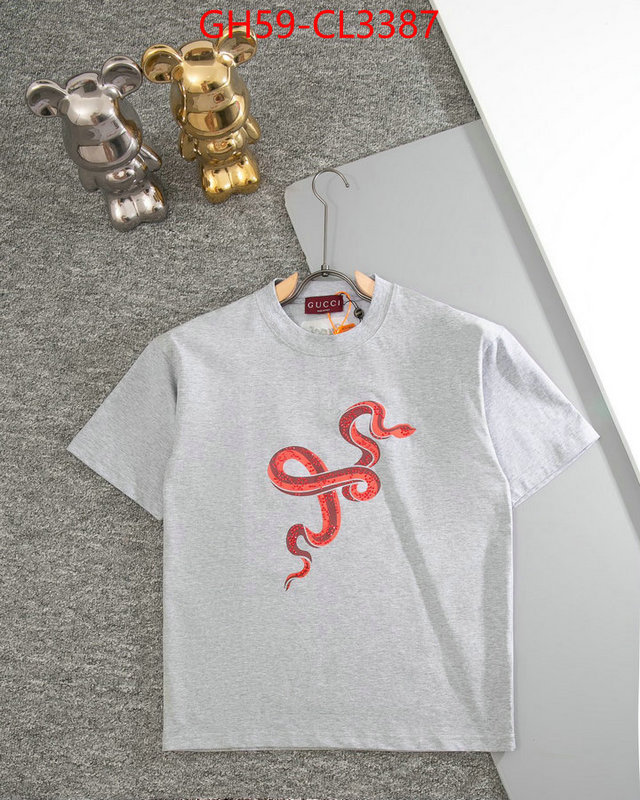 Clothing-Gucci aaaaa+ replica designer ID: CL3387 $: 59USD