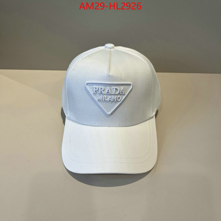Cap (Hat)-Prada for sale cheap now ID: HL2926 $: 29USD