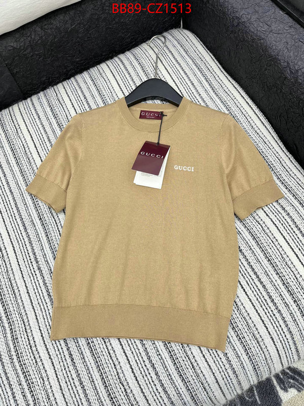 Clothing-Gucci sellers online ID: CZ1513 $: 89USD