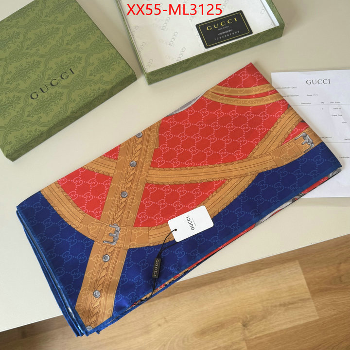 Scarf-Gucci can i buy replica ID: ML3125 $: 55USD
