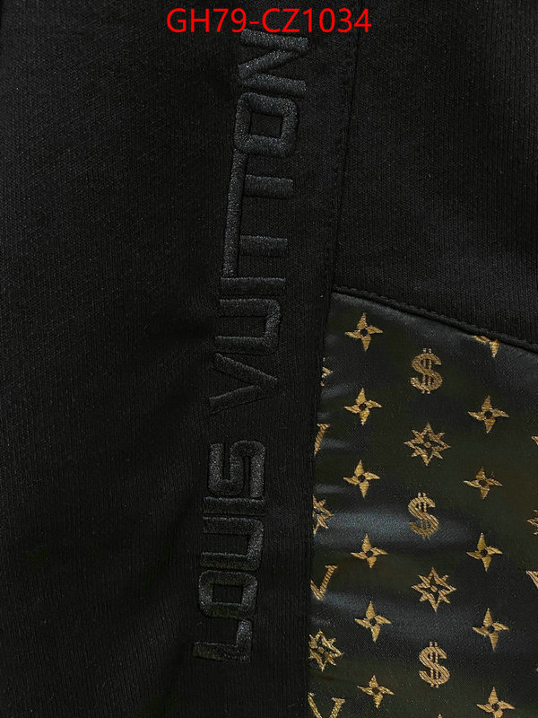 Clothing-LV designer fake ID: CZ1034 $: 79USD