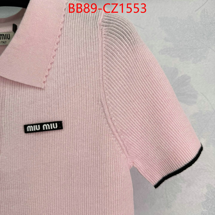 Clothing-MIU MIU sell online luxury designer ID: CZ1553 $: 89USD
