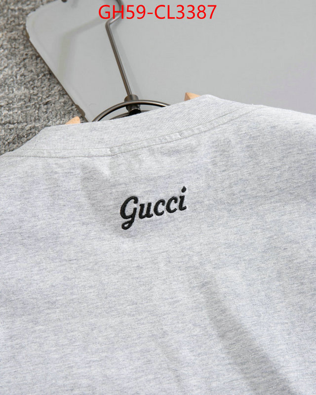 Clothing-Gucci aaaaa+ replica designer ID: CL3387 $: 59USD