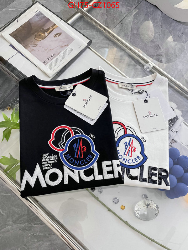 Clothing-Moncler outlet sale store ID: CZ1065 $: 75USD