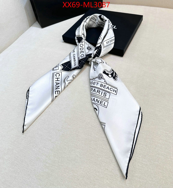 Scarf-Chanel wholesale replica shop ID: ML3087 $: 69USD
