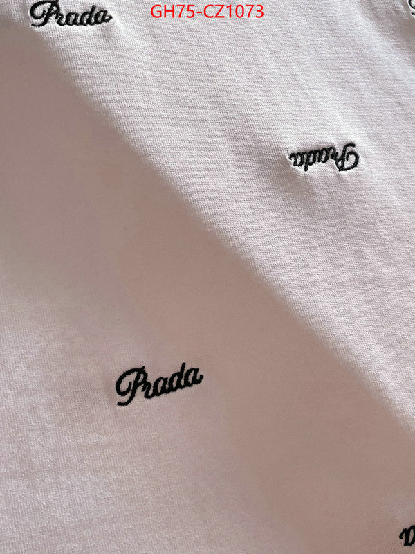 Clothing-Prada what's the best place to buy replica ID: CZ1073 $: 75USD