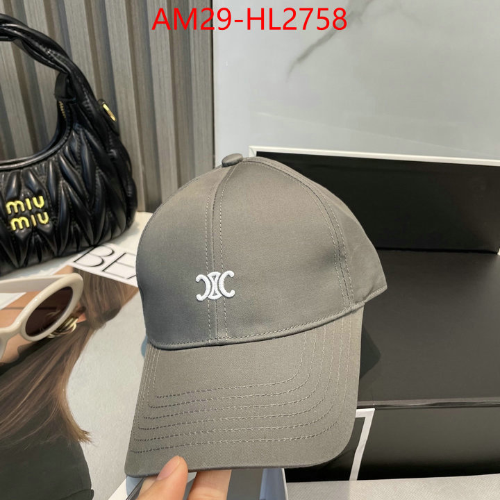 Cap(Hat)-Celine the best quality replica ID: HL2758 $: 29USD