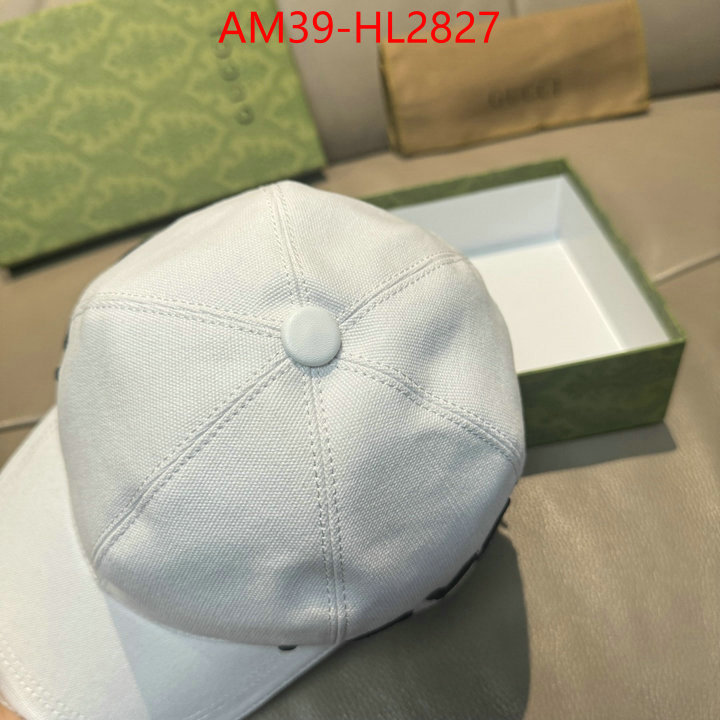 Cap(Hat)-Gucci wholesale designer shop ID: HL2827 $: 39USD