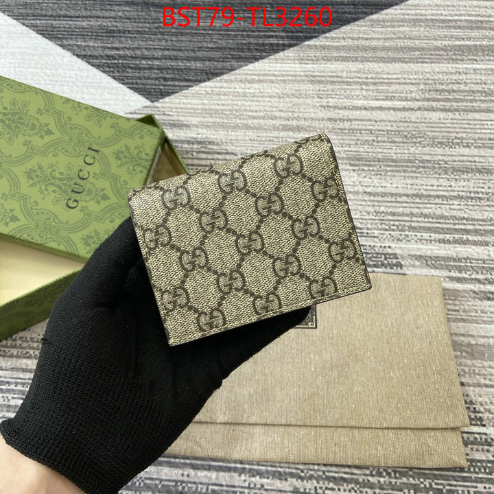 Gucci Bags(TOP)-Wallet- what best replica sellers ID: TL3260 $: 79USD,