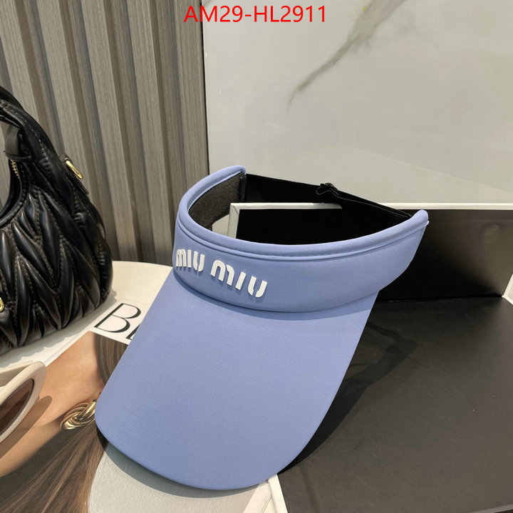 Cap(Hat)-Miu Miu buy cheap replica ID: HL2911 $: 29USD