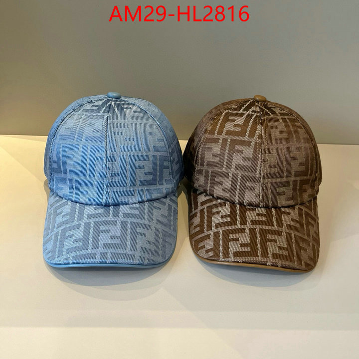 Cap(Hat)-Fendi replica 1:1 high quality ID: HL2816 $: 29USD